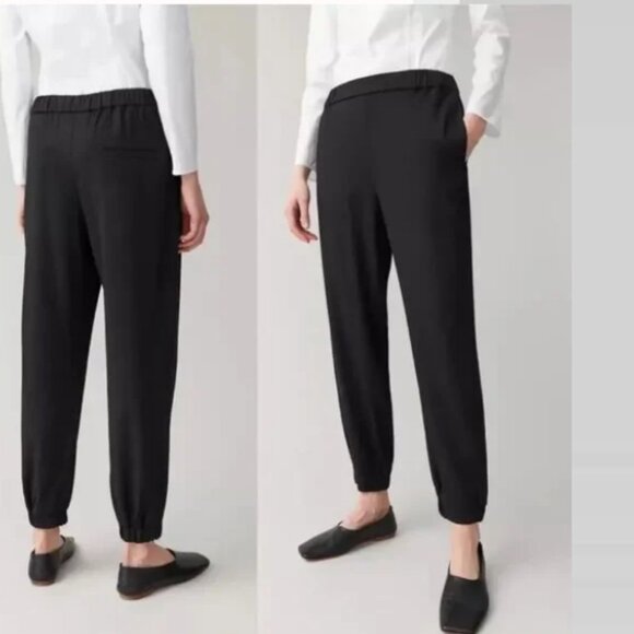 COS Pants - COS Wool Blend‎ Crepe Pull On Jogger Pant Blue US 6